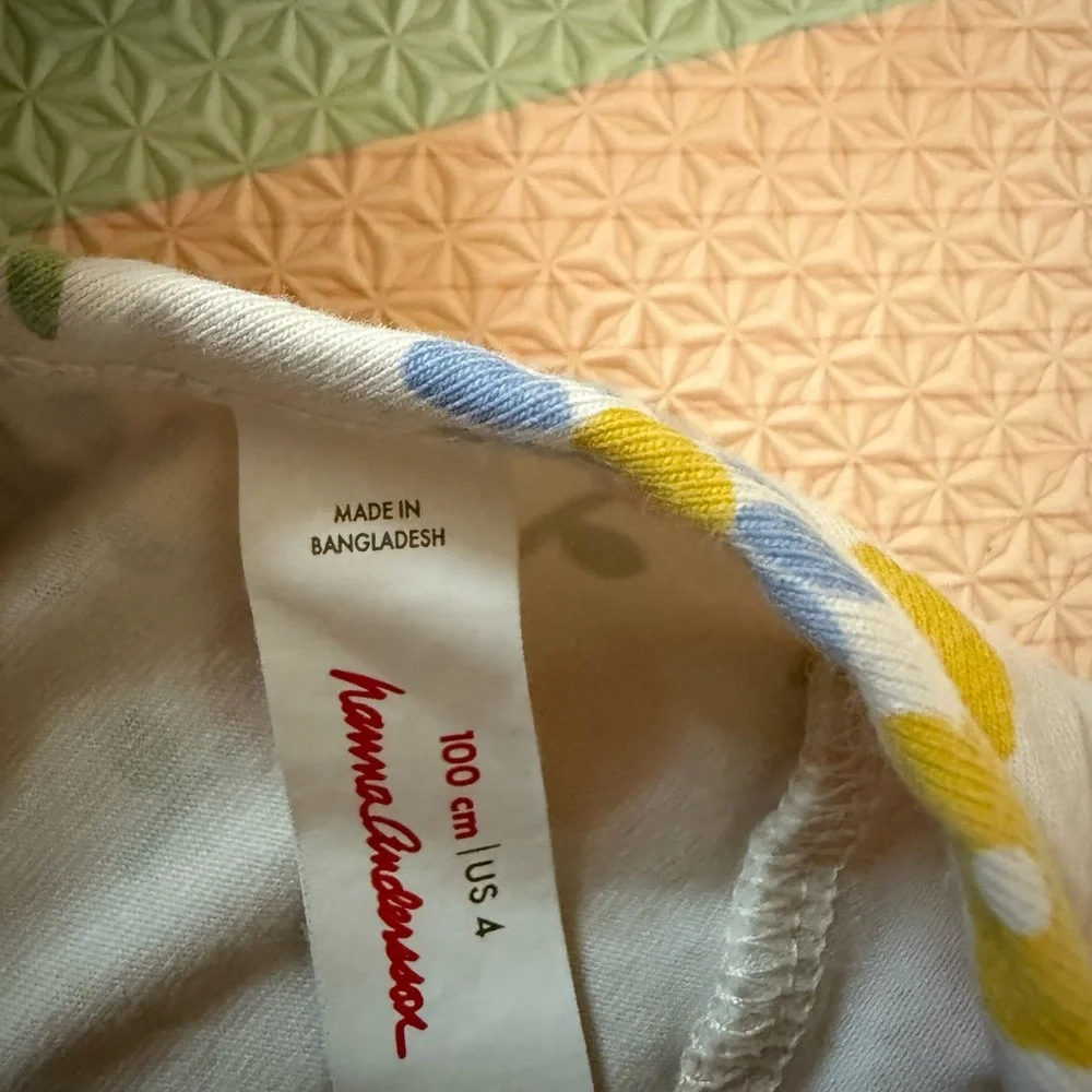 Hanna Andersson Reversible Skater Dress with Pockets Size 4 - Picture 4 of 6